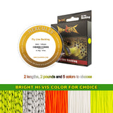 HERCULES Braided Fly Fishing Line Backing with Long-lasting Color