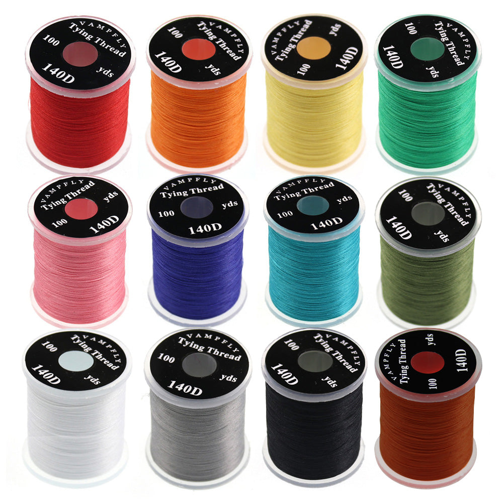 HERCULES Fly Tying Thread Kit, 140D Fly Tying Material Accessories