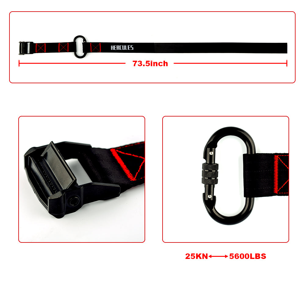 HERCULES Hunting Tree Strap - Quick Connect Safety Harness Tree Strap