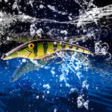 HERCULES Simulated Pike Lure, Submersible Plastic Bait Sinking Lure