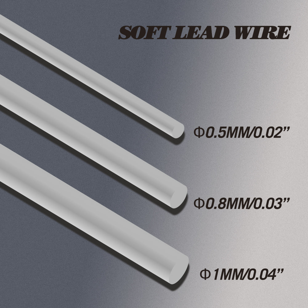 HERCULES Fly Tying Lead Wire, Nymph Body Weight Thread Streamer Weight Line