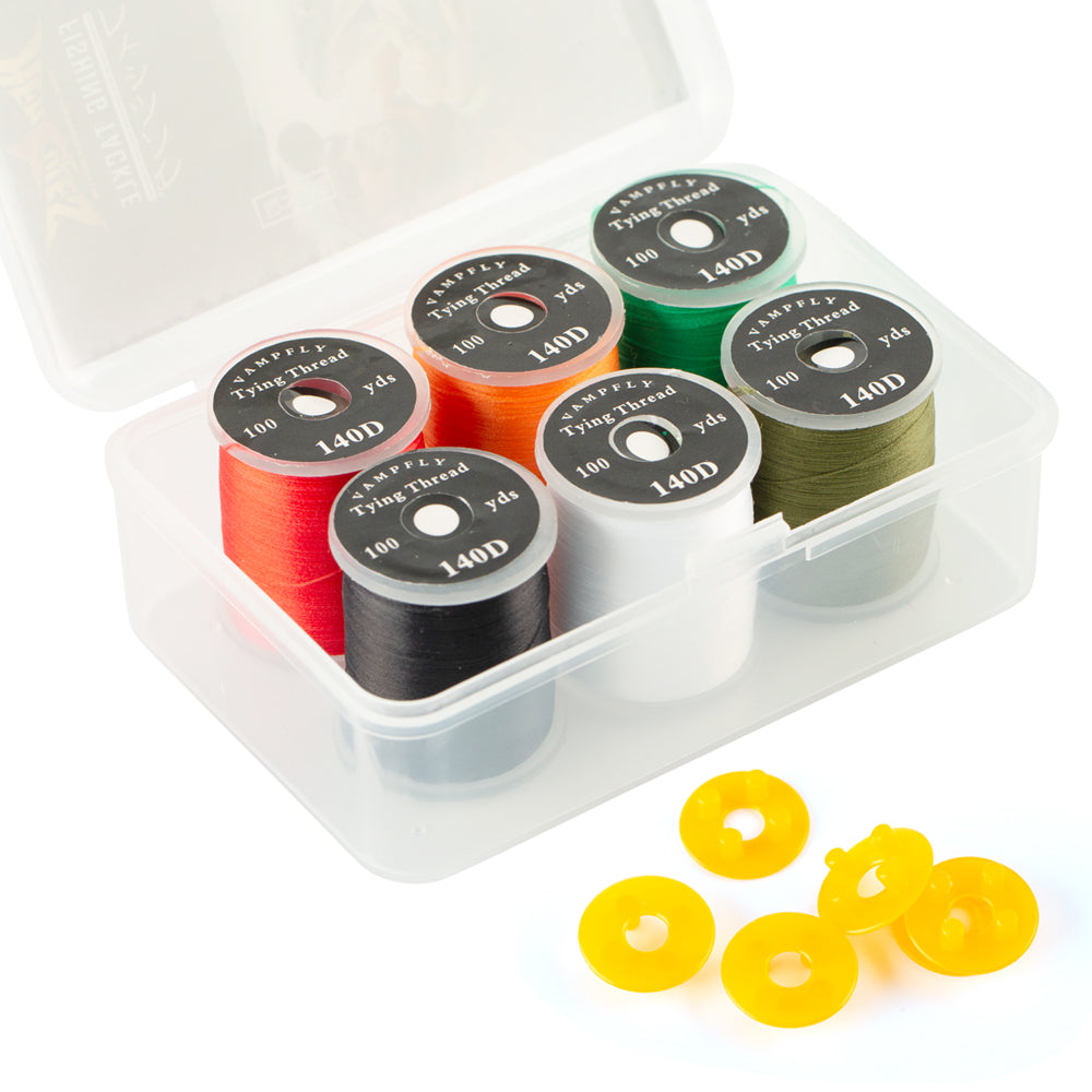 HERCULES Fly Tying Thread Kit, 140D Fly Tying Material Accessories