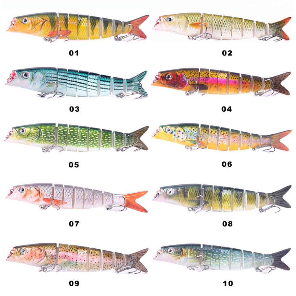 HERCULES Multi Jointed 8-Jointed Swimbaits Sinking Lures