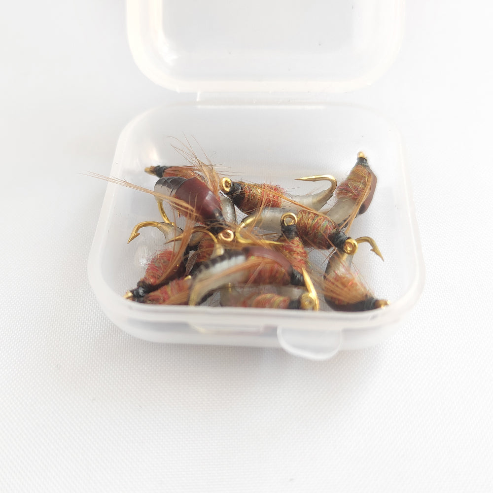 HERCULES Sturdy Realistic Nymph Scud Flies, Fly Fishing Lures, Wet Flies