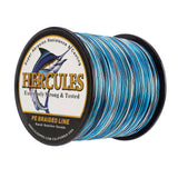 1000M 1094Yds Camo Blue 10lb-300lb HERCULES PE Braided Fishing Line 8 Strands