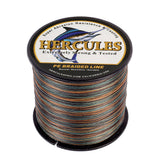 1000M 1094Yds Camouflage 10lb-300lb HERCULES PE Braided Fishing Line 8 Strands