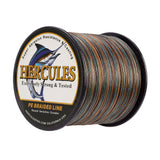 2000M 2187Yds Camouflage 10lb-200lb HERCULES PE Braided Fishing Line 8 Strands