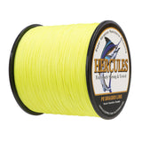 1000M 1094Yds Fluo Yellow 10lb-300lb HERCULES PE Braided Fishing Line 8 Strands
