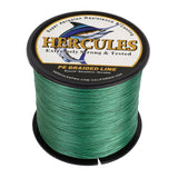 1000M 1094Yds Green 10lb-300lb HERCULES PE Braided Fishing Line 8 Strands