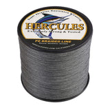2000M 2187Yds Grey 10lb-200lb HERCULES PE Braided Fishing Line 8 Strands
