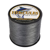 1000M 1094Yds Grey 10lb-300lb HERCULES PE Braided Fishing Line 8 Strands
