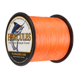 1000M 1094Yds Orange 10lb-300lb HERCULES PE Braided Fishing Line 8 Strands