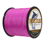 1000M 1094Yds Pink 10lb-300lb HERCULES PE Braided Fishing Line 8 Strands