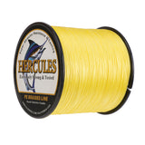 1000M 1094Yds Yellow 10lb-300lb HERCULES PE Braided Fishing Line 8 Strands