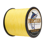 1000M 1094Yds Yellow 10lb-300lb HERCULES PE Braided Fishing Line 8 Strands