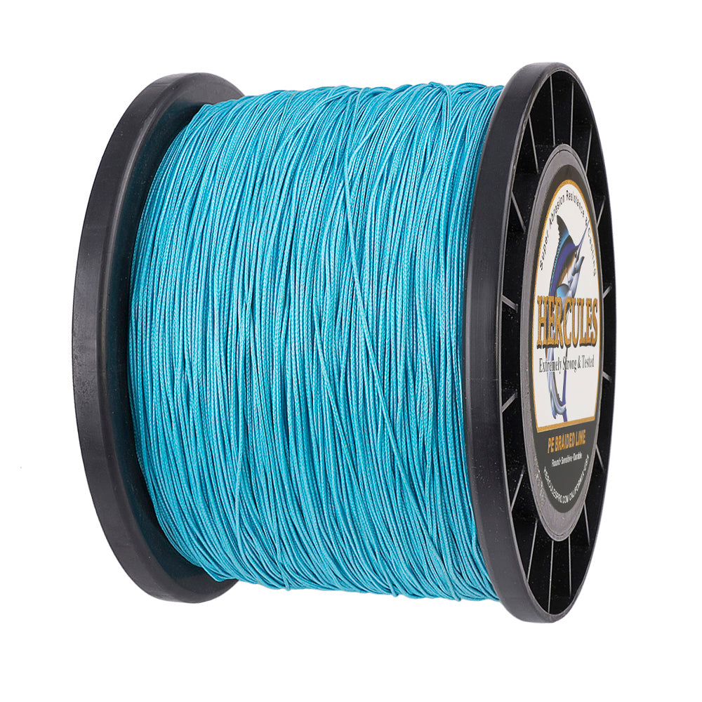 1000M 1094Yds Blue 10lb-300lb HERCULES PE Braided Fishing Line 8 Strands