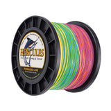 1000M 1094Yds Multicolor 10lb-300lb HERCULES PE Braided Fishing Line 8 Strands