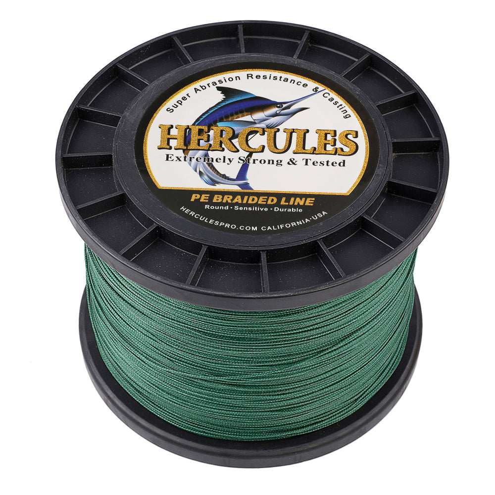 2000M 2187Yds Green 10lb-200lb HERCULES PE Braided Fishing Line 8 Strands