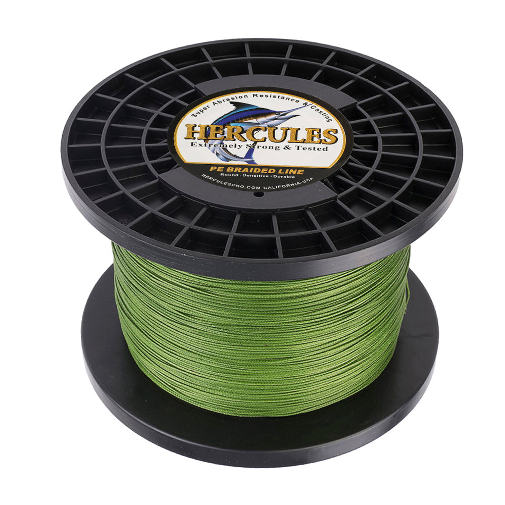 1000M 1094Yds Army Green 10lb-300lb HERCULES PE Braided Fishing Line 8 Strands