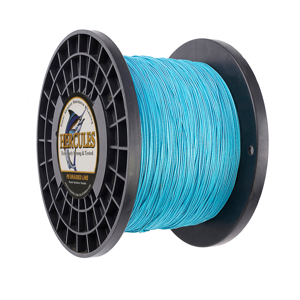 1000M 1094Yds Blue 10lb-300lb HERCULES PE Braided Fishing Line 8 Strands
