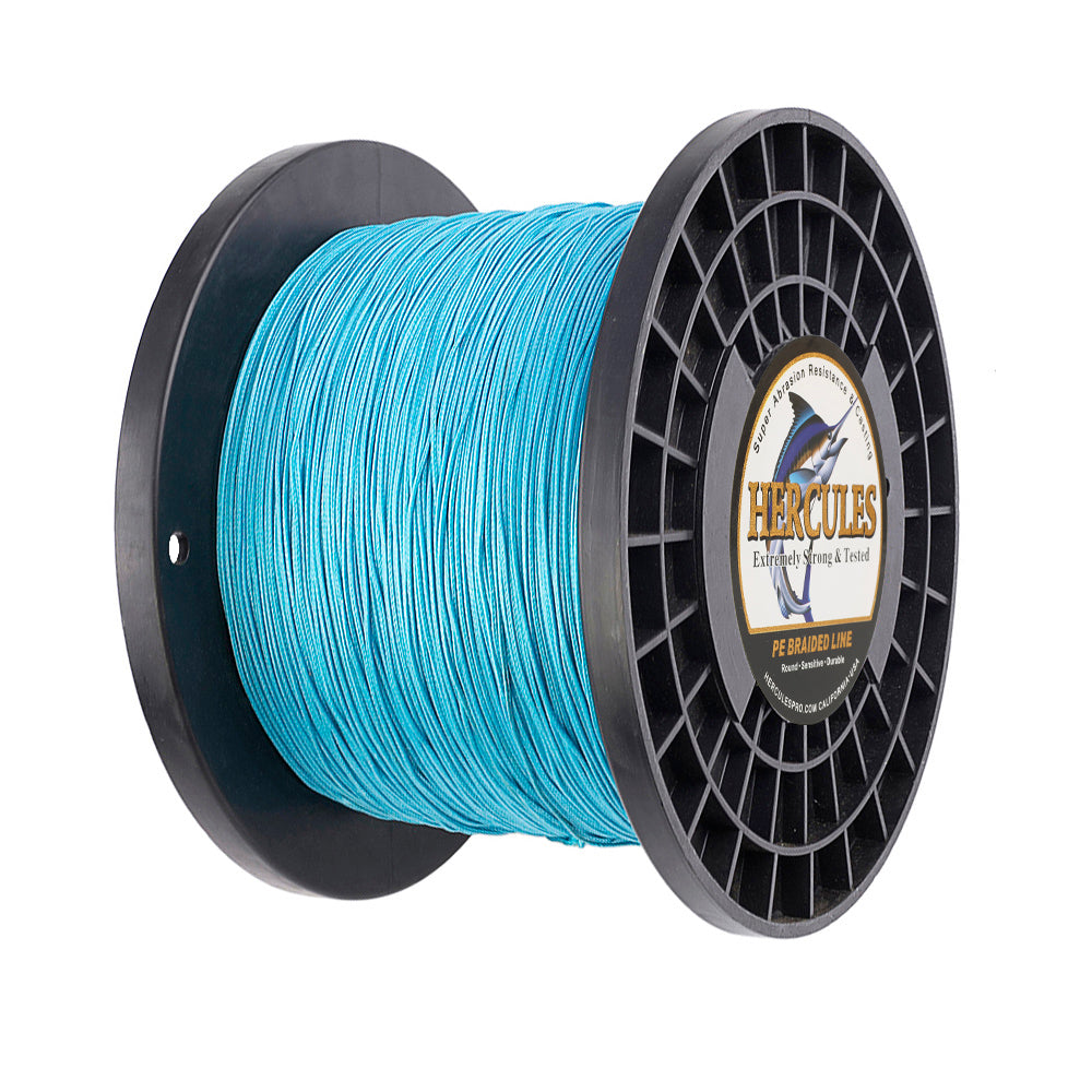 1000M 1094Yds Blue 10lb-300lb HERCULES PE Braided Fishing Line 8 Strands