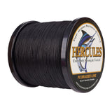 2000M 2187Yds Black 10lb-200lb HERCULES PE Braided Fishing Line 8 Strands