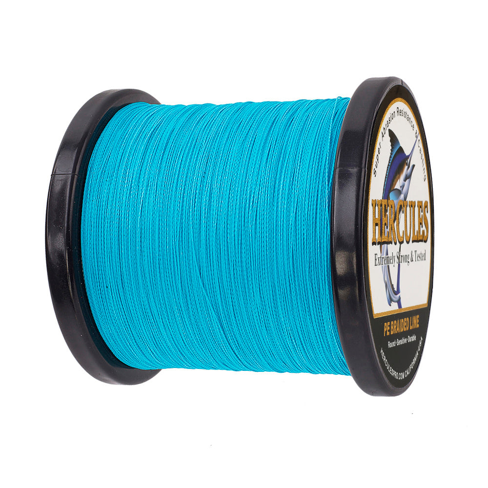 1000M 1094Yds Blue 6lb-100lb HERCULES PE Braided Fishing line 4 Strands