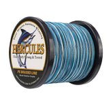 1000M 1094Yds Camo Blue 6lb-100lb HERCULES PE PE Braided Fishing Line 4 Strands