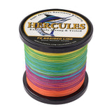 1000M 1094Yds Multicolor 6lb-100lb HERCULES PE Braided Fishing Line 4 Strands
