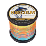 2000M 2187Yds Multicolor 10lb-200lb HERCULES PE Braided Fishing Line 8 Strands