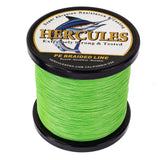 1000M 1094Yds Fluo Green 6lb-100lb HERCULES PE Braided Fishing Line 4 Strands