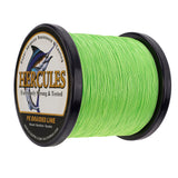 1000M 1094Yds Fluo Green 6lb-100lb HERCULES PE Braided Fishing Line 4 Strands