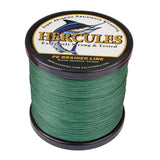 1000M 1094Yds Green 10lb-300lb HERCULES PE Braided Fishing Line 8 Strands
