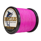 1500M 1640Yds Pink 10lb-200lb HERCULES PE Braided Fishing Line 8 Strands