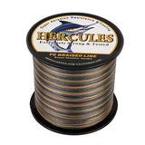 1000M 1094Yds Camouflage 6lb-100lb HERCULES PE PE Braided Fishing Line 4 Strands