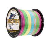 2000M 2187Yds Multicolor 6lb-100lb HERCULES PE Braided Fishing Line 4 Strands