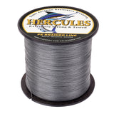 2000M 2187Yds Grey 6lb-100lb HERCULES PE Braided Fishing Line 4 Strands