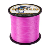 1000M 1094Yds Pink 6lb-100lb HERCULES PE PE Braided Fishing Line 4 Strands