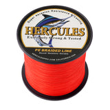 1000M 1094Yds Red 6lb-100lb HERCULES PE PE Braided Fishing Line 4 Strands