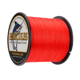 1000M 1094Yds Red 6lb-100lb HERCULES PE PE Braided Fishing Line 4 Strands