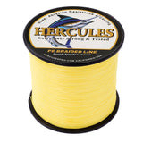 1000M 1094Yds Yellow 6lb-100lb HERCULES PE Braided Fishing Line 4 Strands