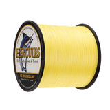 1000M 1094Yds Yellow 6lb-100lb HERCULES PE Braided Fishing Line 4 Strands