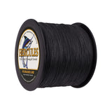 1000M 1094Yds Black 6lb-100lb HERCULES PE PE Braided Fishing Line 4 Strands