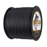 2000M 2187Yds Black 10lb-200lb HERCULES PE Braided Fishing Line 8 Strands