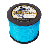 1000M 1094Yds Blue 6lb-100lb HERCULES PE Braided Fishing line 4 Strands