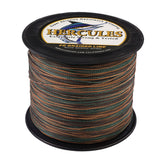 1500M 1640Yds Camouflage 6lb-100lb HERCULES PE Braided Fishing Line 4 Strands