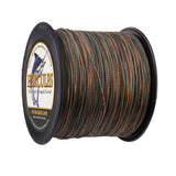 1000M 1094Yds Camouflage 6lb-100lb HERCULES PE PE Braided Fishing Line 4 Strands