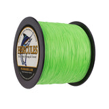 1000M 1094Yds Fluo Green 6lb-100lb HERCULES PE Braided Fishing Line 4 Strands