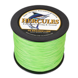 1000M 1094Yds Fluo Green 10lb-300lb HERCULES PE Braided Fishing Line 8 Strands