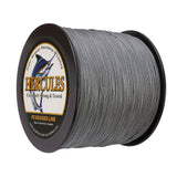 1000M 1094Yds Grey 10lb-300lb HERCULES PE Braided Fishing Line 8 Strands